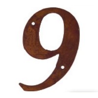 Huisnummer 9 roest