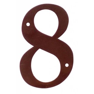 HDD Numéro de maison 8 rouille