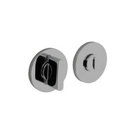 Olivari rosette toilet / bathroom closure around chrome