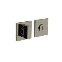 Fermeture rosette Olivari pour toilettes / salle de bains carrée nickel titane PVD