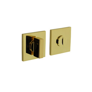 Olivari Olivari rosette toilet/bathroom closure square brass titanium PVD