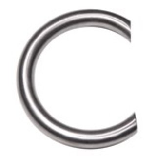 HDD Stainless steel house letter C round 130mm