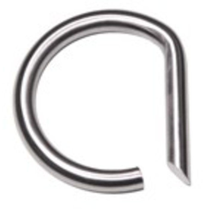 HDD Stainless steel house letter A round with a height of 130mm