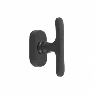 Dauby Black window handle PHT”T” aged iron - black