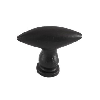 Dauby Black furniture knob BT284 of 45mm