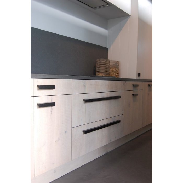 Dauby Black piece furniture handle PML96/150 aged iron 150mm