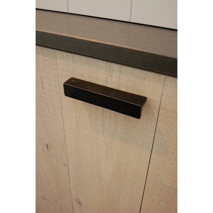 Dauby Poignée de meuble pièce noire PML96/150 fer vieilli 150mm