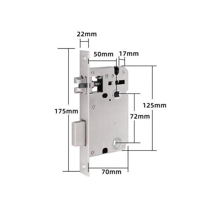Intelligenter Türgriff D33A schwarz ohne Fingerabdruckscanner