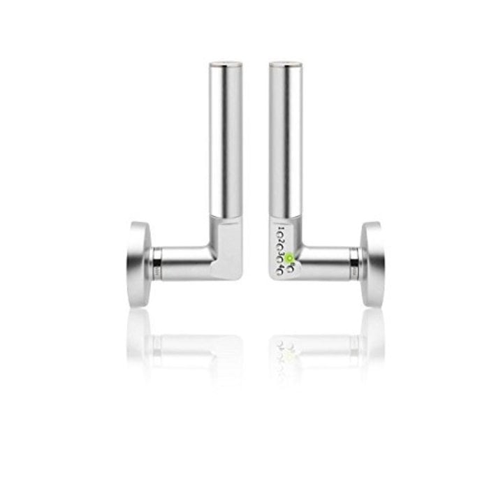 Assa Abloy Intelligente deurkrukken (linkshandig) met ingebouwde codeklavier op ronde rozetten