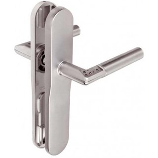 Assa Abloy Stainless steel Code handle D8830 on blind plates (right-handed)