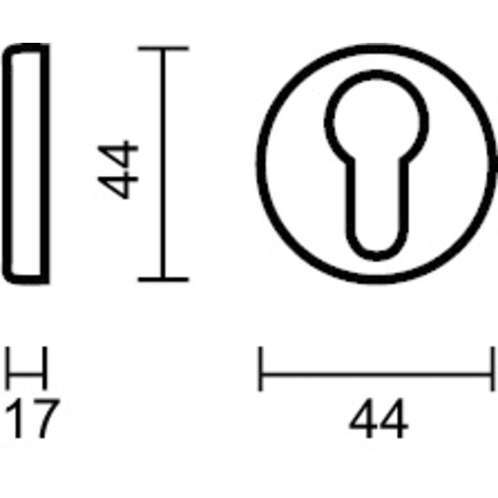 HDD 1 goldenes Magda-Schlüsselschild