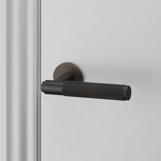 Buster+Punch Smoked Bronze Door Handles / Cross / Buster+Punch without BB