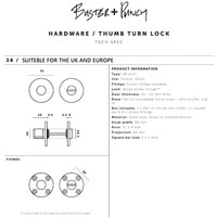 Industrieel WC garnituur Buster & Punch in smoked brons