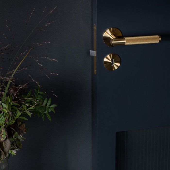 Buster+Punch Tough door handles with cross pattern from Buster & Punch