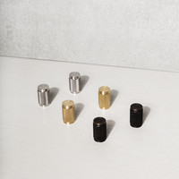 Pair of furniture buttons Buster + Punch black
