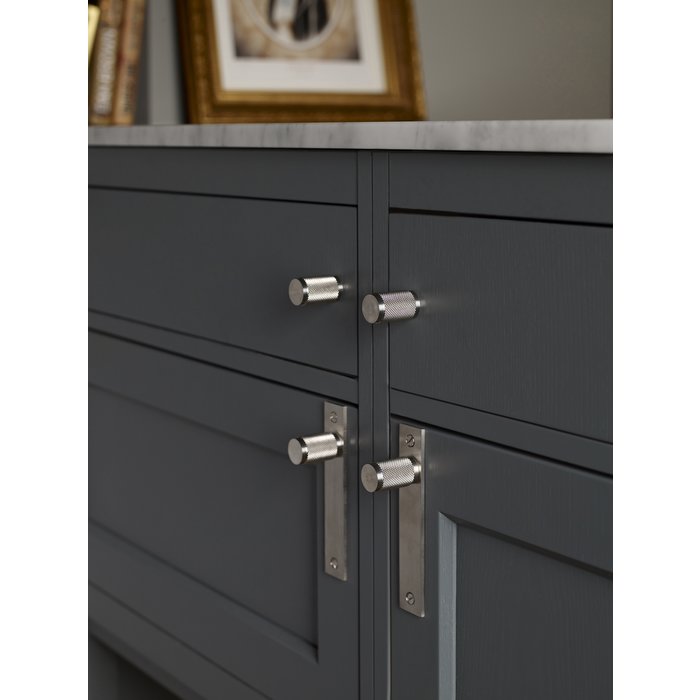 Buster+Punch Stainless steel pair of furniture knobs Buster + Punch