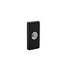 Intersteel Doorbell rectangular concealed 65x30x10mm stainless steel black