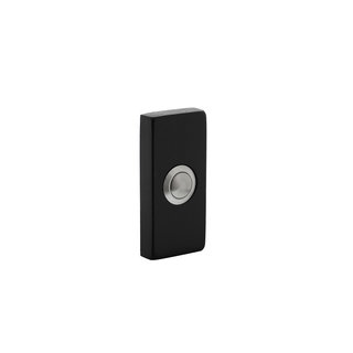 Intersteel Doorbell rectangular concealed 65x30x10mm stainless steel black
