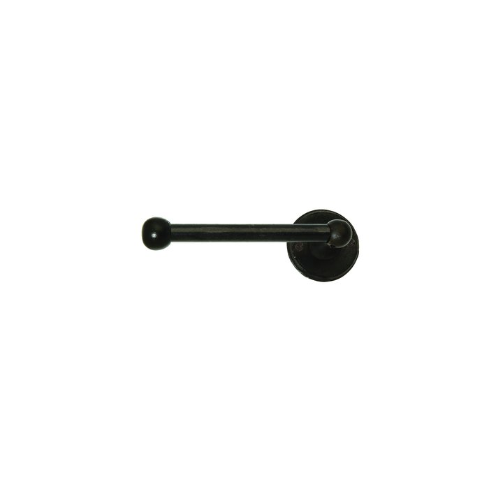 Dauby Piece holder single aged iron 150mm 'Left/Left” - round