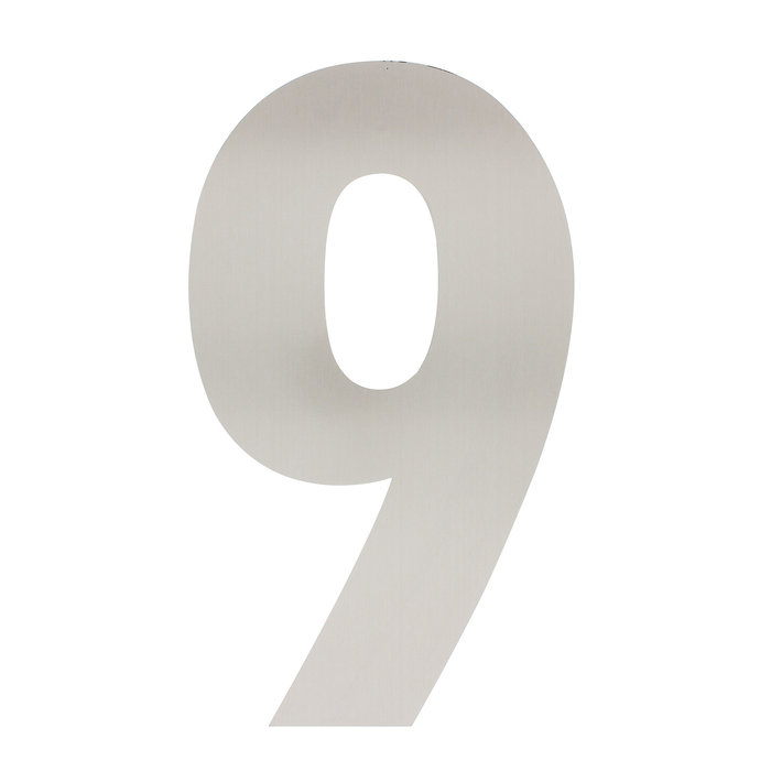 Intersteel Stainless steel house number 8 with a height of 500mm