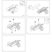 FSB Corona plastic lever handle protective handle for forearm operation