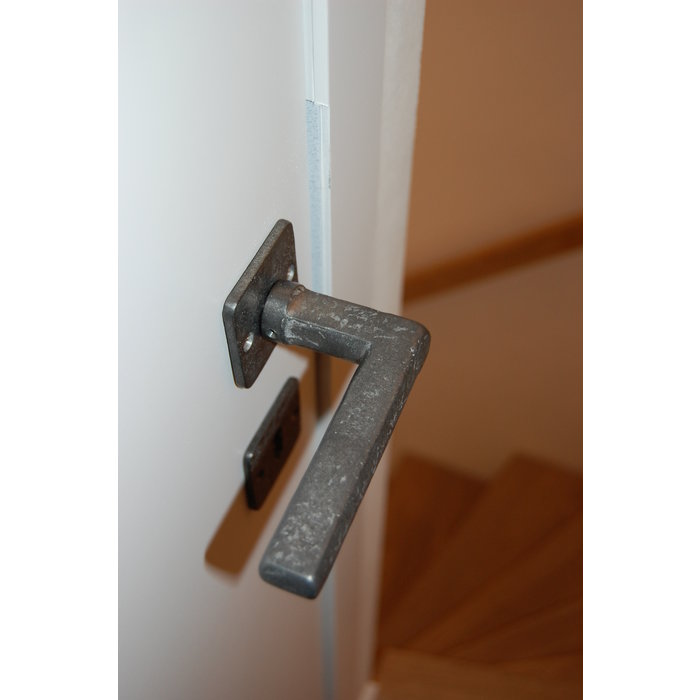 Dauby Pair of door handles PH1920 /QU raw metal (RM)