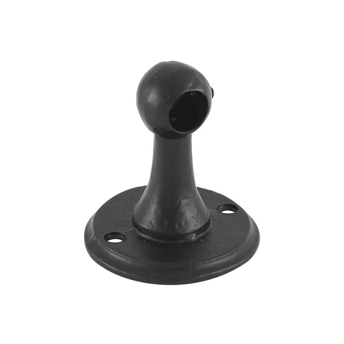 Dauby PIECE END BRACKET AGED IRON - BLACK (VO) "Rechts / Right"