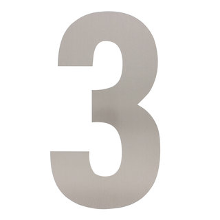 Intersteel Stainless steel house number 3 - XXL 500mm