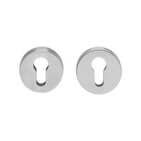 Intersteel Safety rosette SKG3 round brushed solid stainless steel