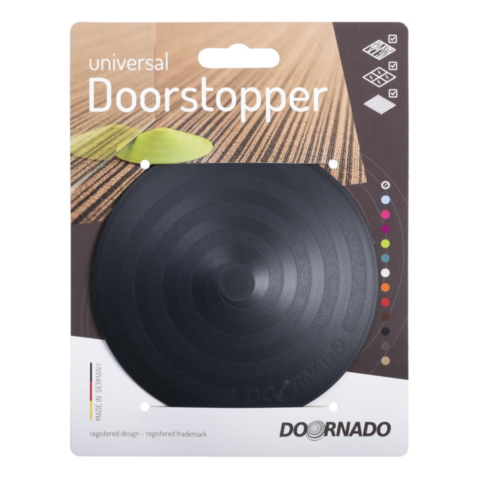 Butée de porte Doornado Graphite - Noir gris