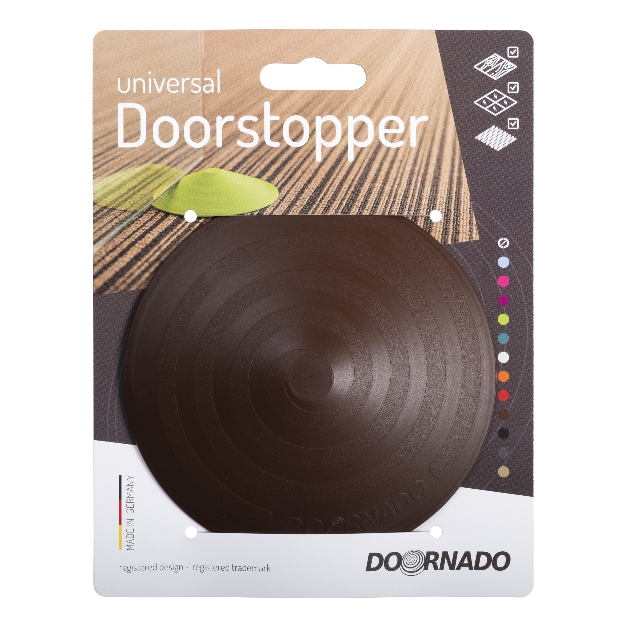 Deurstopper Doornado Chocolat - Bruin