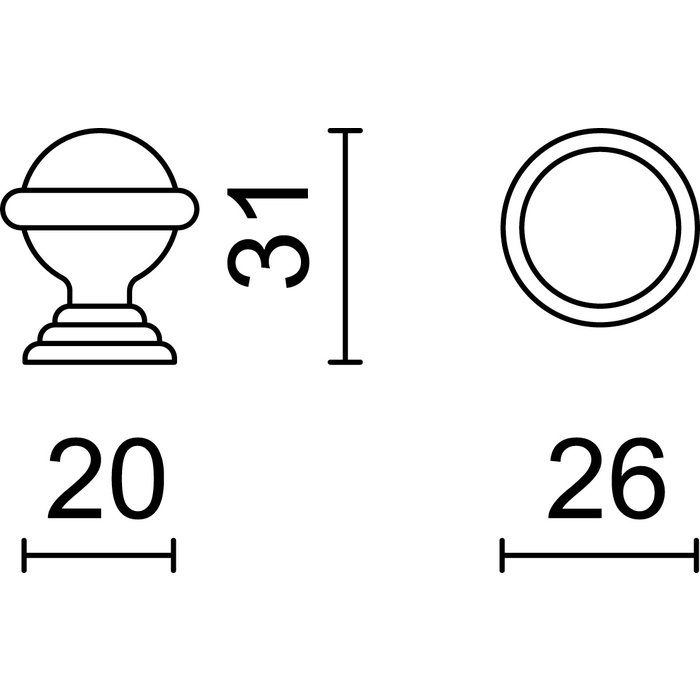 HDD Butoir de porte de sol rose brillant pour montage au sol