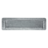 Brievenbusklep old silver 274x72mm