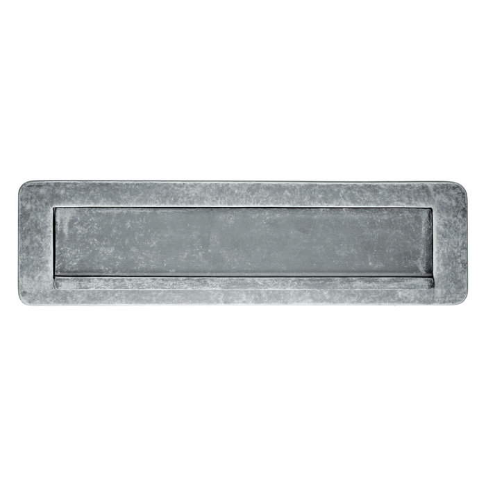 HDD Letterbox flap old silver 274x72mm