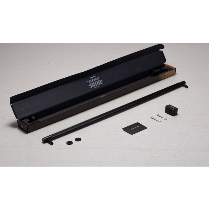 Buster+Punch Zwarte kastgreep van Buster en Punch - totale lengte 760 mm - Closet Bar - B+P