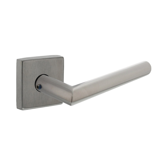 Intersteel Poignées de porte en inox sur rosace carrée 53x53x10 sans BB