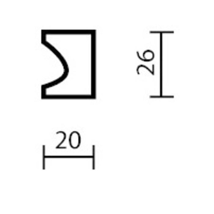 HDD Furniture knob D20 black