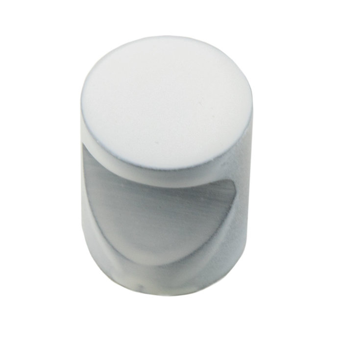 HDD Weißer Möbelknopf D20