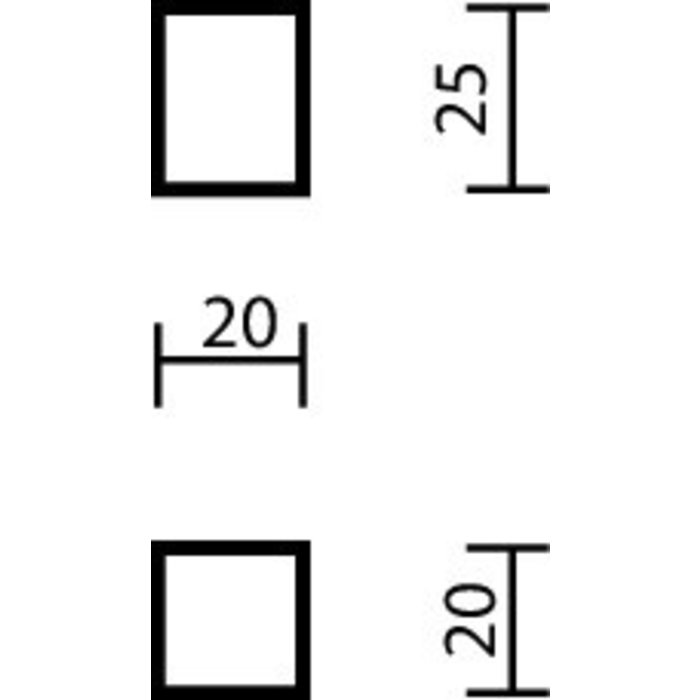 HDD Bouton de meuble blanc CUBICA TOP