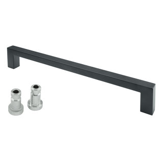 HDD Black door handle "Cubica" U 20/300 blind