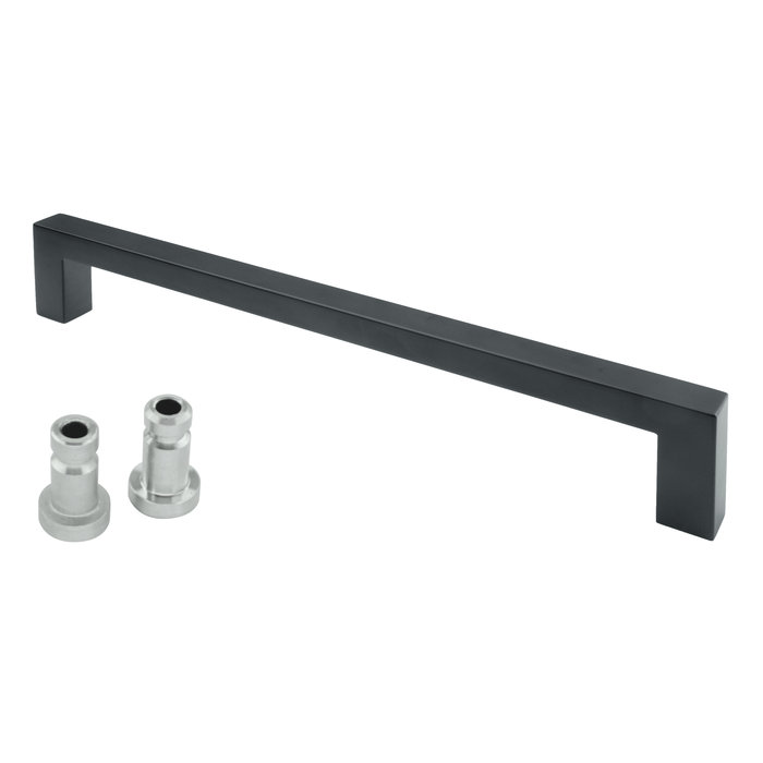 HDD Schwarzer Türgriff „Cubica“ U 20/300 – einseitige Montage