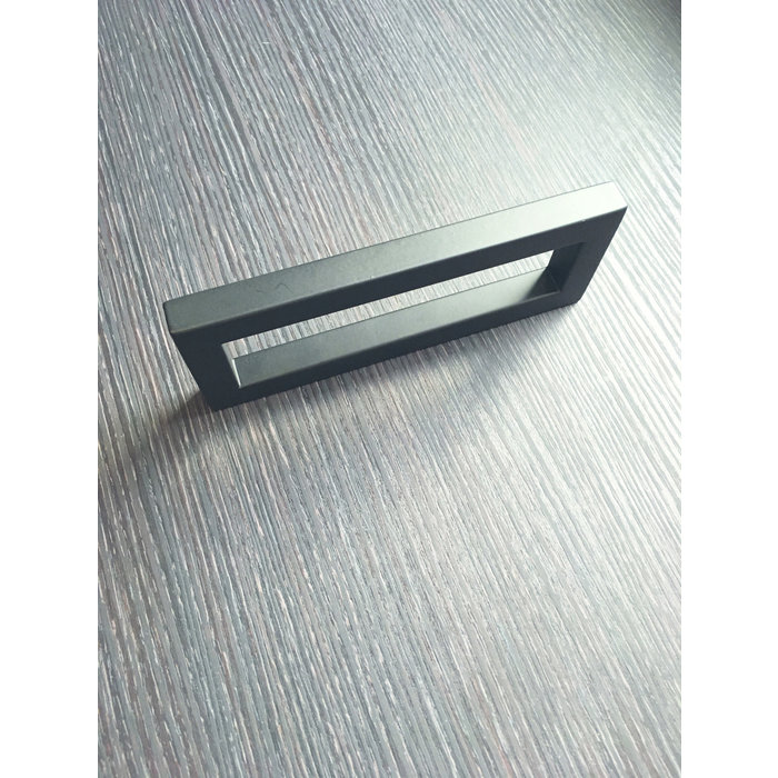 HDD Black door handle "Qube" 65/140 pair for glass doors