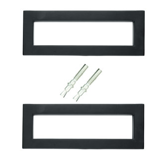 HDD Black door handle "Qube" 56/140 pair