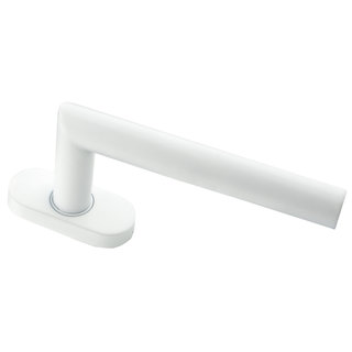 HDD White window handle I Shape 19mm