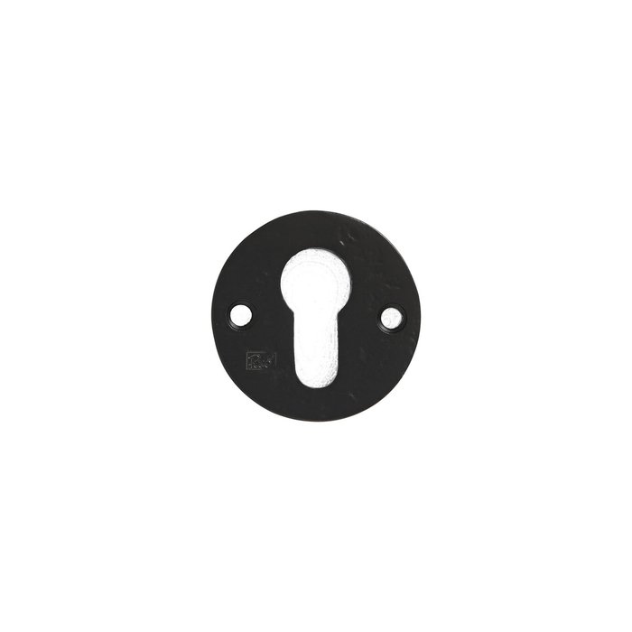 Dauby 1 Stück PZ Rosette 50F gealtert eisenschwarz (VO)