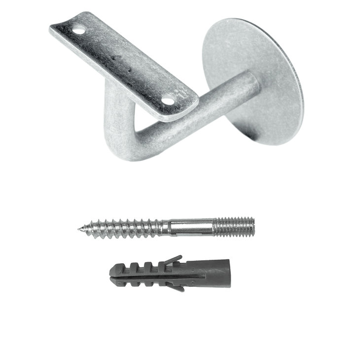 HDD Support de main courante autour du vieil argent