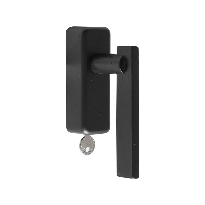 Dauby Piece of window handle PH2017/ DKS aged iron – black (VO) lockable