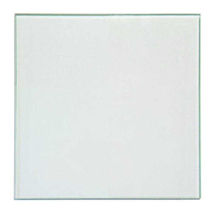 HDD Glas Retro quadratisch transparent 540X540X6mm laminiert