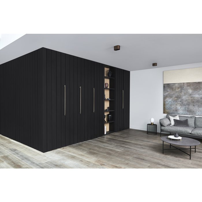 Buster+Punch Solid stainless steel cupboard handle from Buster and Punch - total length 760 mm - Closet Bar stainless steel B+P