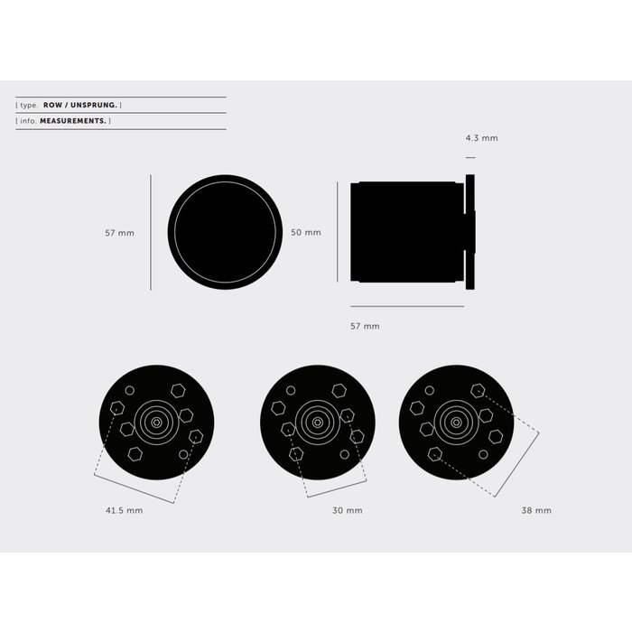 Buster+Punch Doorknob / Cross / Brass / Buster+Punch